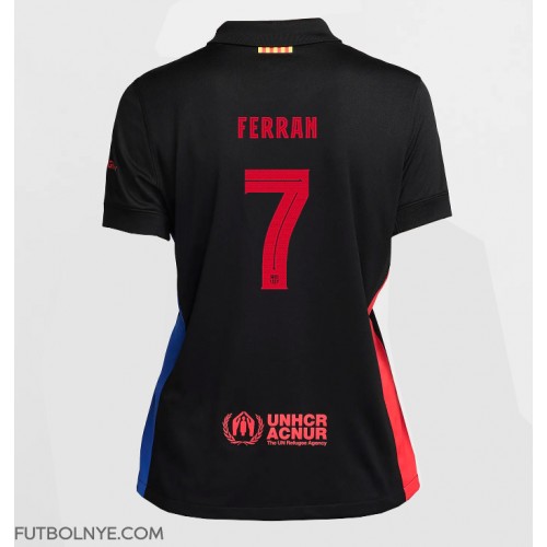 Camiseta Barcelona Ferran Torres #7 Visitante Equipación para mujer 2024-25 manga corta